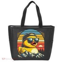 Cool Duck With Sunglasses Retro Funny Tote Bag thumb 0