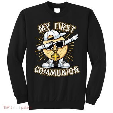 Communion Dabbing Wafer Funny 1st Communion Sweatshirt