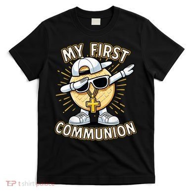 Communion Dabbing Wafer Funny 1st Communion T-Shirt
