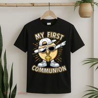 Communion Dabbing Wafer Funny 1st Communion T-Shirt thumb 2