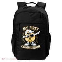 Communion Dabbing Wafer Funny 1st Communion Backpack thumb 0