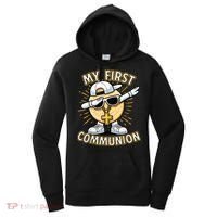 Communion Dabbing Wafer Funny 1st Communion Women's Hoodie thumb 0
