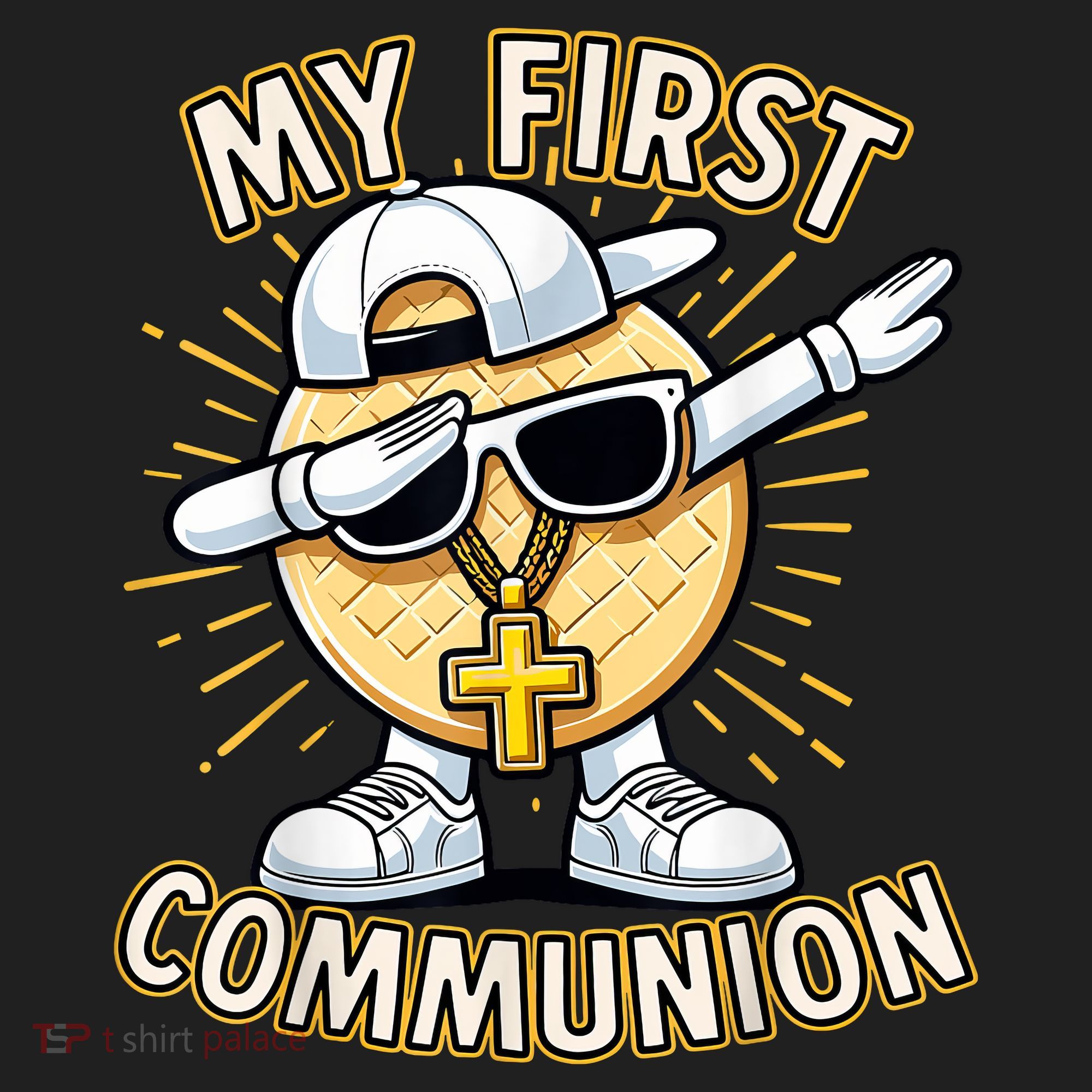 Communion Dabbing Wafer Funny 1st Communion Hat