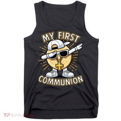 Communion Dabbing Wafer Funny 1st Communion Tank Top
