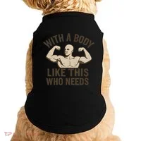 Celebrate Dad with a Strong Statement Doggie Tank thumb 0