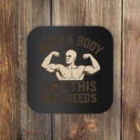 Celebrate Dad with a Strong Statement Coaster thumb 0