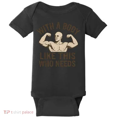Celebrate Dad with a Strong Statement Baby Bodysuit