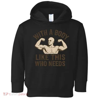 Celebrate Dad with a Strong Statement Toddler Hoodie
