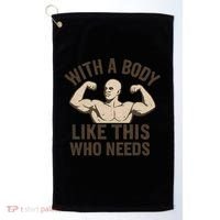 Celebrate Dad with a Strong Statement Golf Towel thumb 0