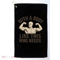 Celebrate Dad with a Strong Statement Golf Towel thumb 0
