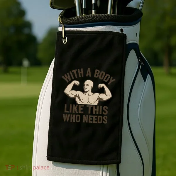 Celebrate Dad with a Strong Statement Golf Towel