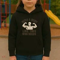 Celebrate Dad with a Strong Statement Kids Hoodie thumb 3
