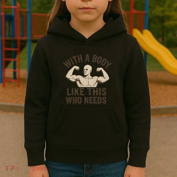 Celebrate Dad with a Strong Statement Kids Hoodie