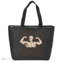 Celebrate Dad with a Strong Statement Tote Bag thumb 0