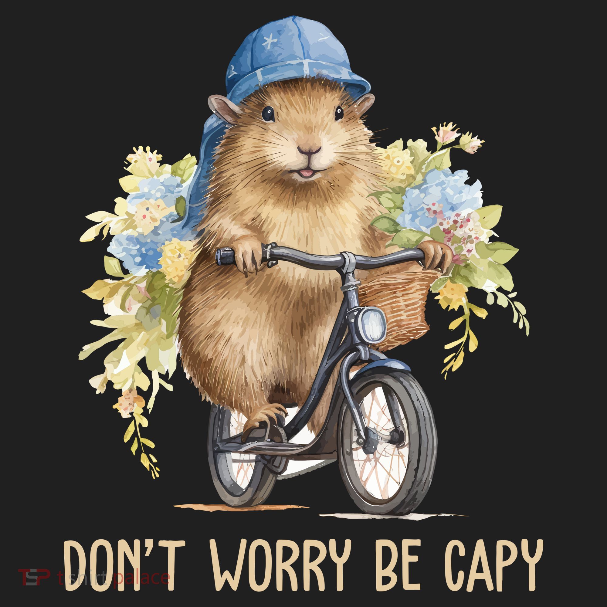 Capybara Dont Worry Be Capy Women's Sweatshirt