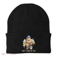 Capybara Dont Worry Be Capy Beanie thumb 0