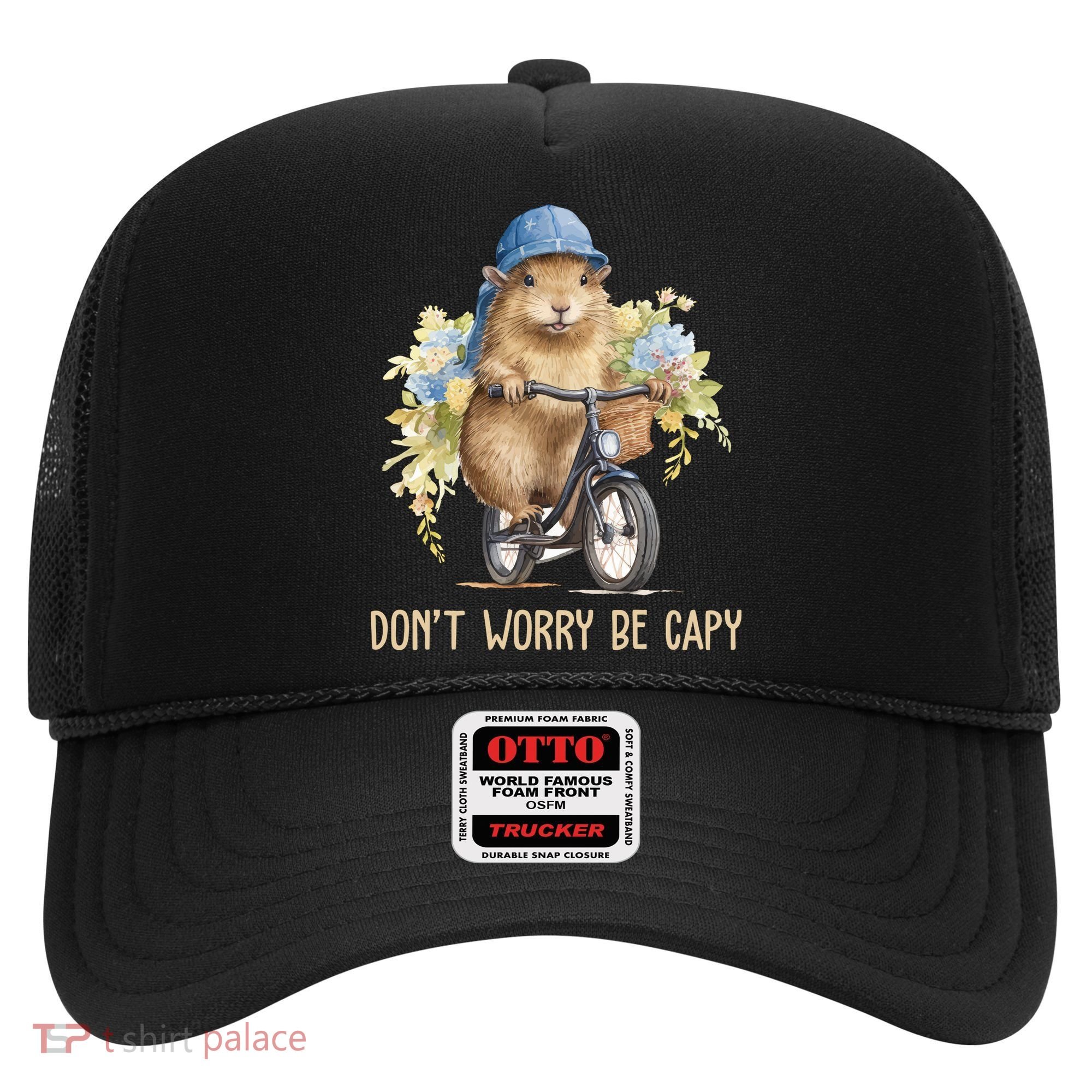 Capybara Dont Worry Be Capy Hat