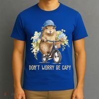 Capybara Dont Worry Be Capy T-Shirt thumb 3