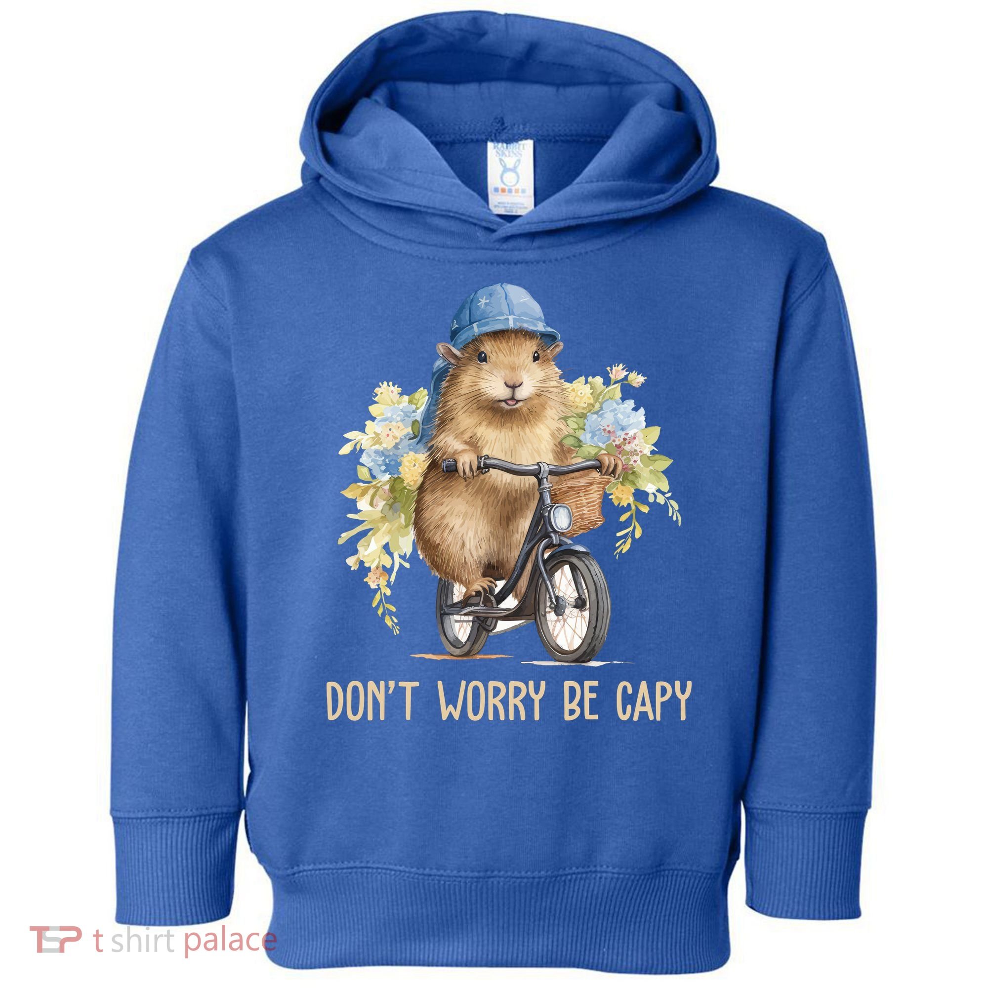 Capybara Dont Worry Be Capy Toddler Hoodie