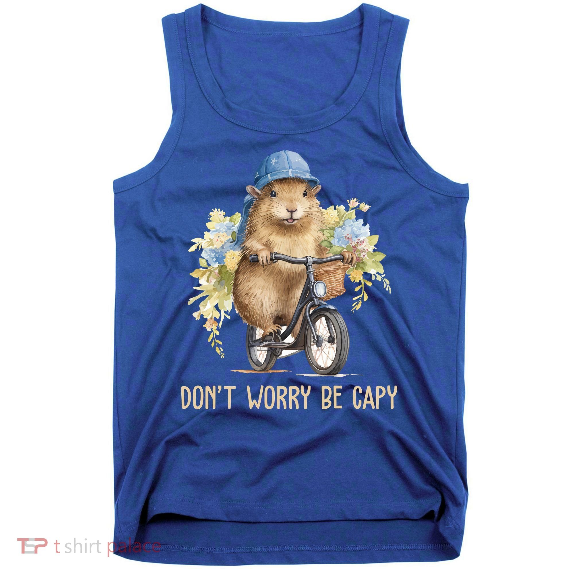 Capybara Dont Worry Be Capy Tank Top