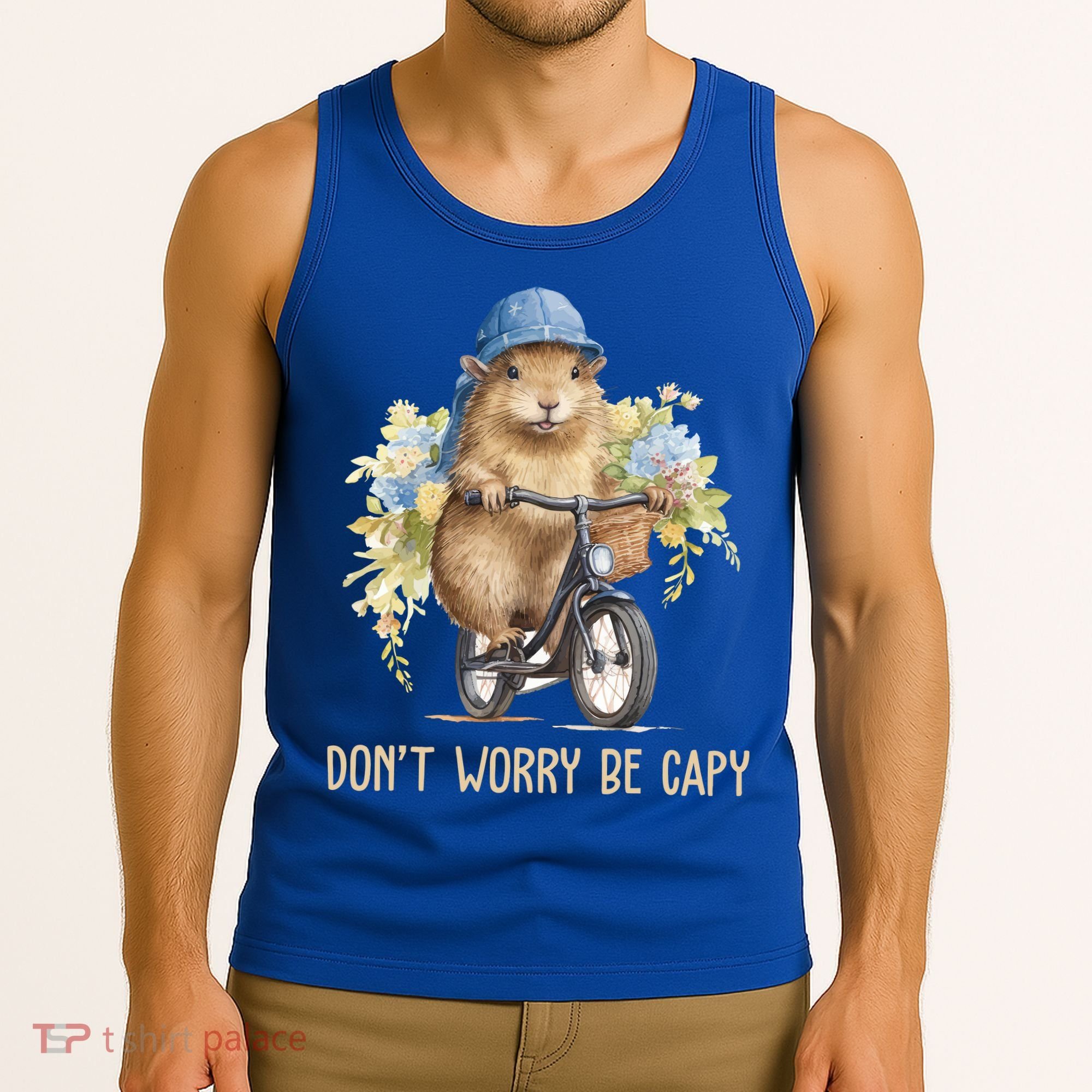 Capybara Dont Worry Be Capy Tank Top