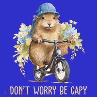 Capybara Dont Worry Be Capy Toddler T-Shirt thumb 4