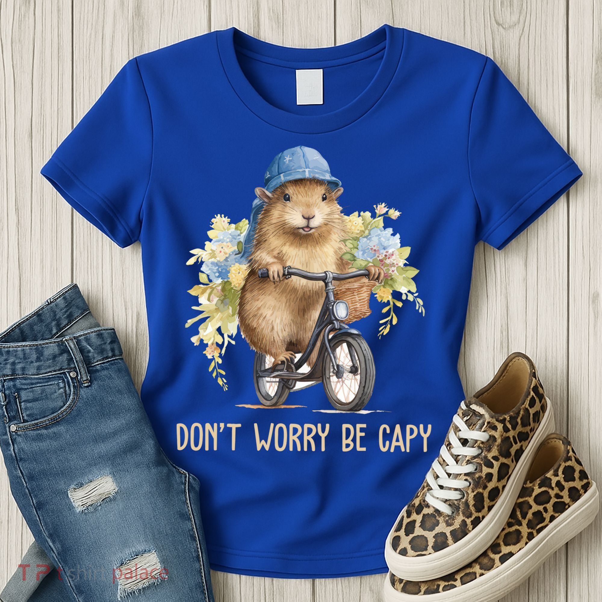 Capybara Dont Worry Be Capy Women's T-Shirt