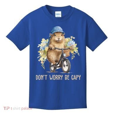 Capybara Dont Worry Be Capy Kids T-Shirt