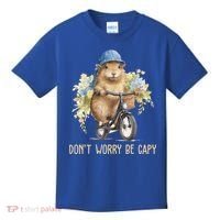 Capybara Dont Worry Be Capy Kids T-Shirt thumb 0