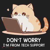 Cat DonT Worry IM From Tech Support Tumbler thumb 3