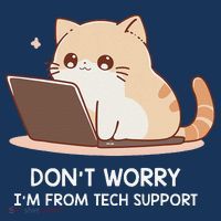 Cat DonT Worry IM From Tech Support Visor thumb 3