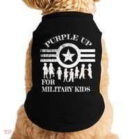 Cool Distressed Wear Purple Military Children Doggie Tank thumb 0