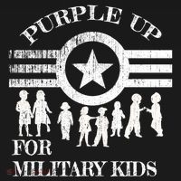 Cool Distressed Wear Purple Military Children Pajama Set thumb 2
