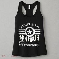 Cool Distressed Wear Purple Military Children Women's Tank Top thumb 3
