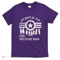 Cool Distressed Wear Purple Military Children T-Shirt thumb 0
