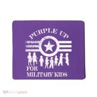 Cool Distressed Wear Purple Military Children Mousepad thumb 0
