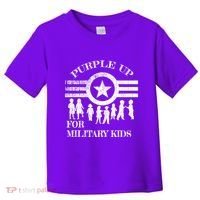 Cool Distressed Wear Purple Military Children Toddler T-Shirt thumb 0