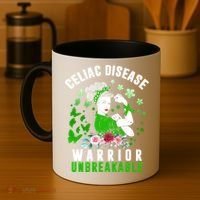 Celiac Disease Warrior Unbreakable Awareness Strong Cute Gift Coffee Mug thumb 4