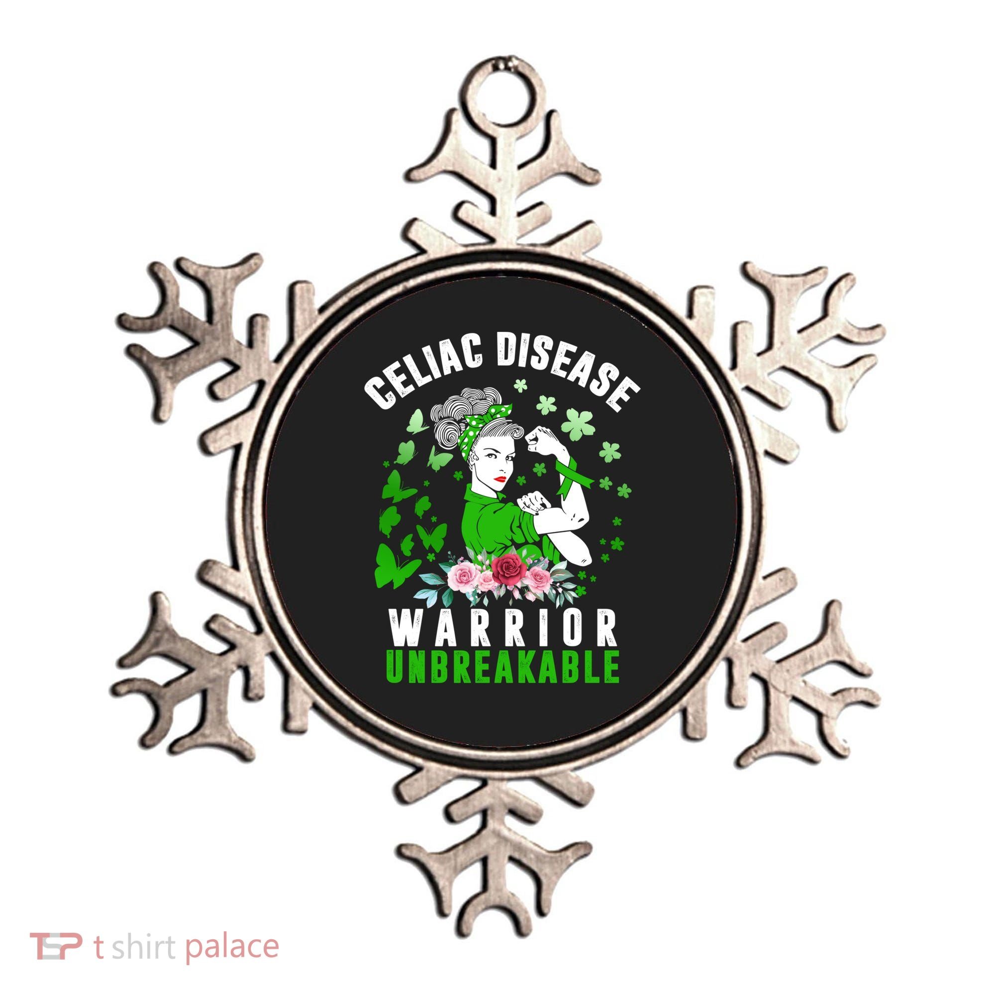Celiac Disease Warrior Unbreakable Awareness Strong Cute Gift Ornament