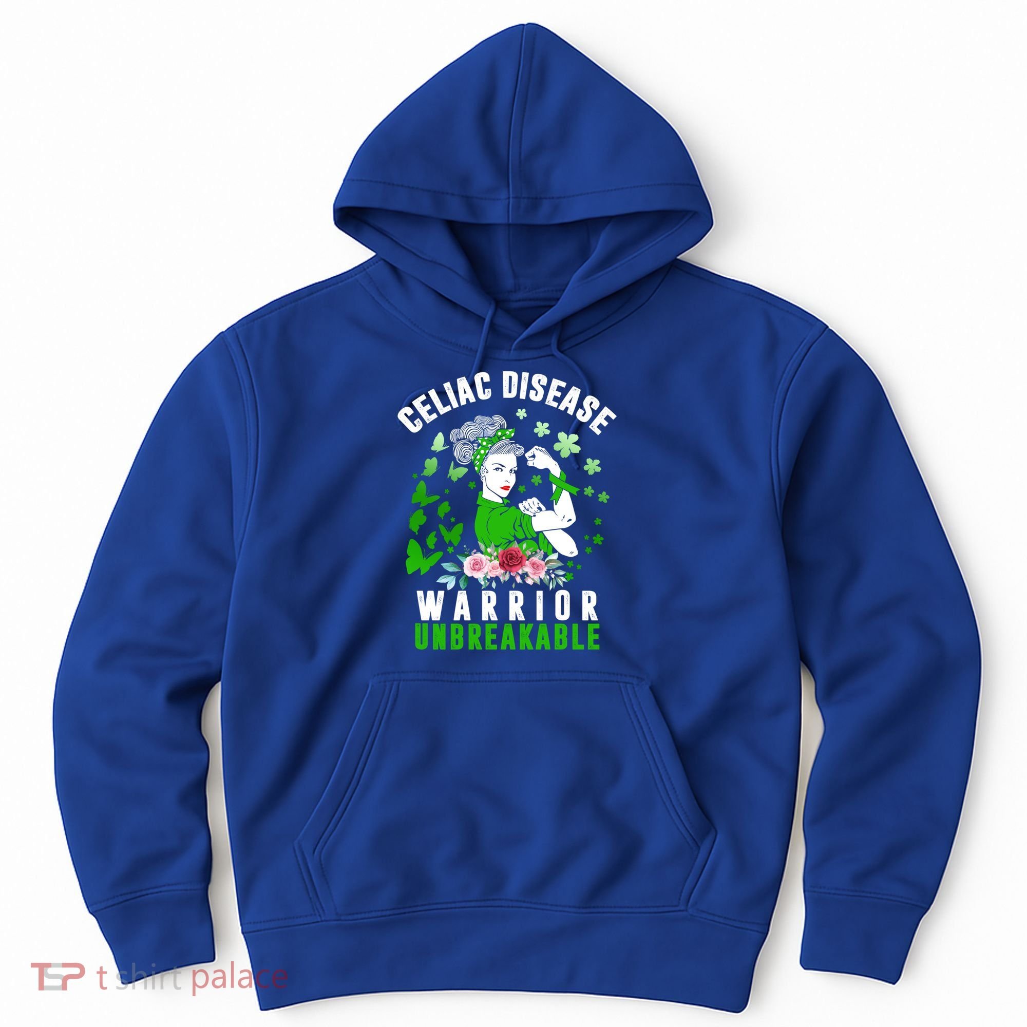 Celiac Disease Warrior Unbreakable Awareness Strong Cute Gift Hoodie