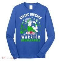 Celiac Disease Warrior Unbreakable Awareness Strong Cute Gift Long Sleeve Shirt thumb 0