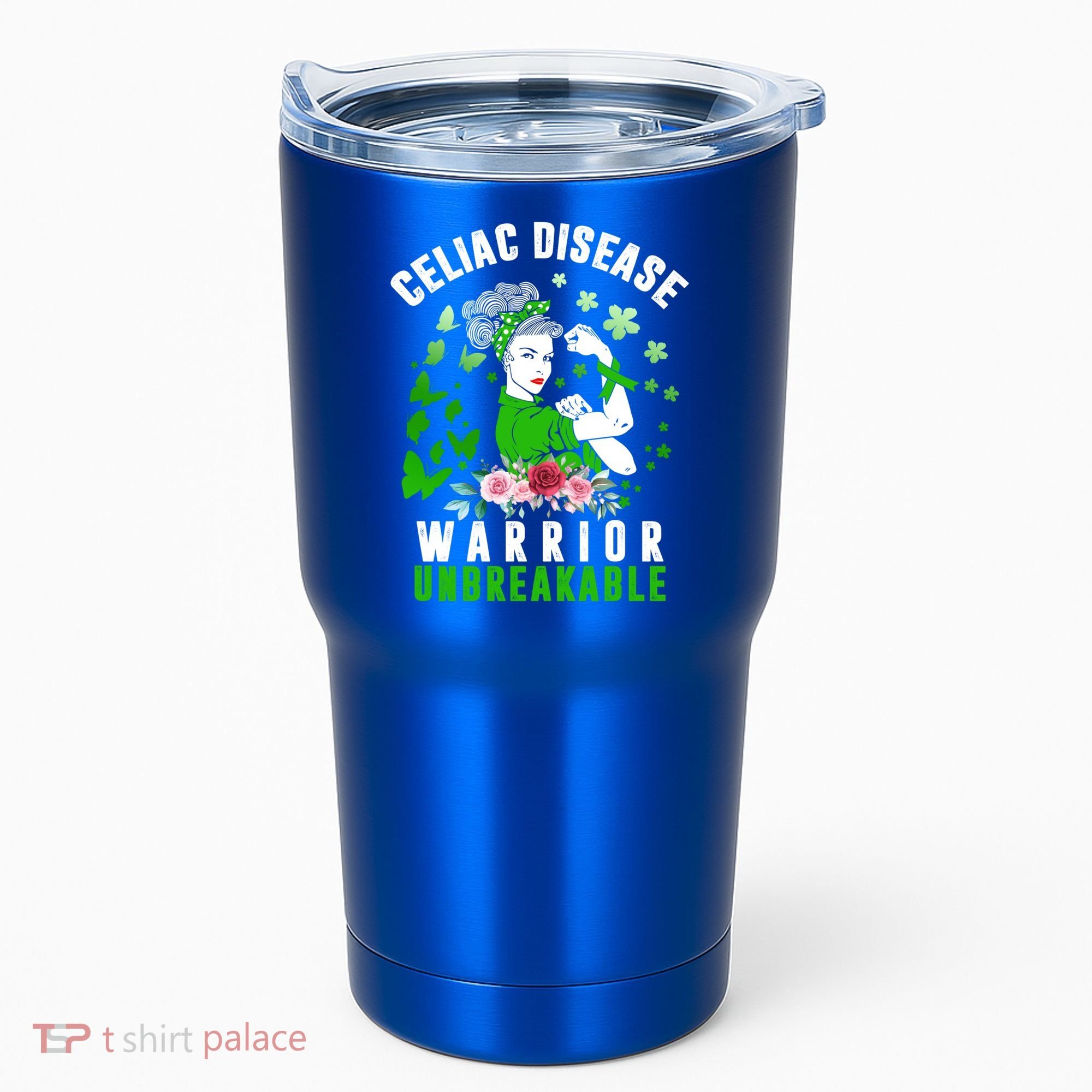 Celiac Disease Warrior Unbreakable Awareness Strong Cute Gift Tumbler