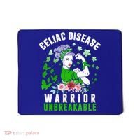 Celiac Disease Warrior Unbreakable Awareness Strong Cute Gift Mousepad thumb 0