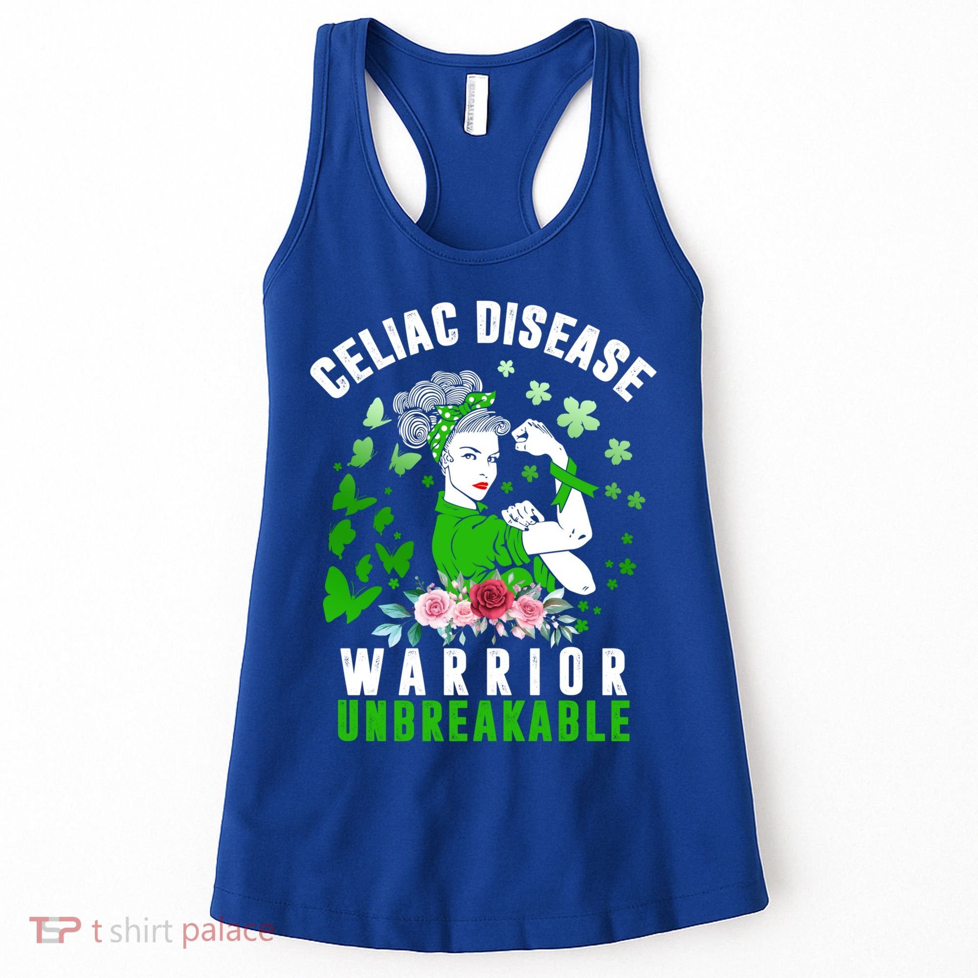 Celiac Disease Warrior Unbreakable Awareness Strong Cute Gift Women's Tank Top