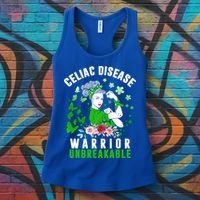 Celiac Disease Warrior Unbreakable Awareness Strong Cute Gift Women's Tank Top thumb 3