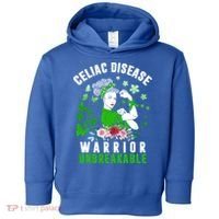 Celiac Disease Warrior Unbreakable Awareness Strong Cute Gift Toddler Hoodie thumb 0