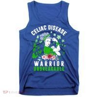 Celiac Disease Warrior Unbreakable Awareness Strong Cute Gift Tank Top thumb 0