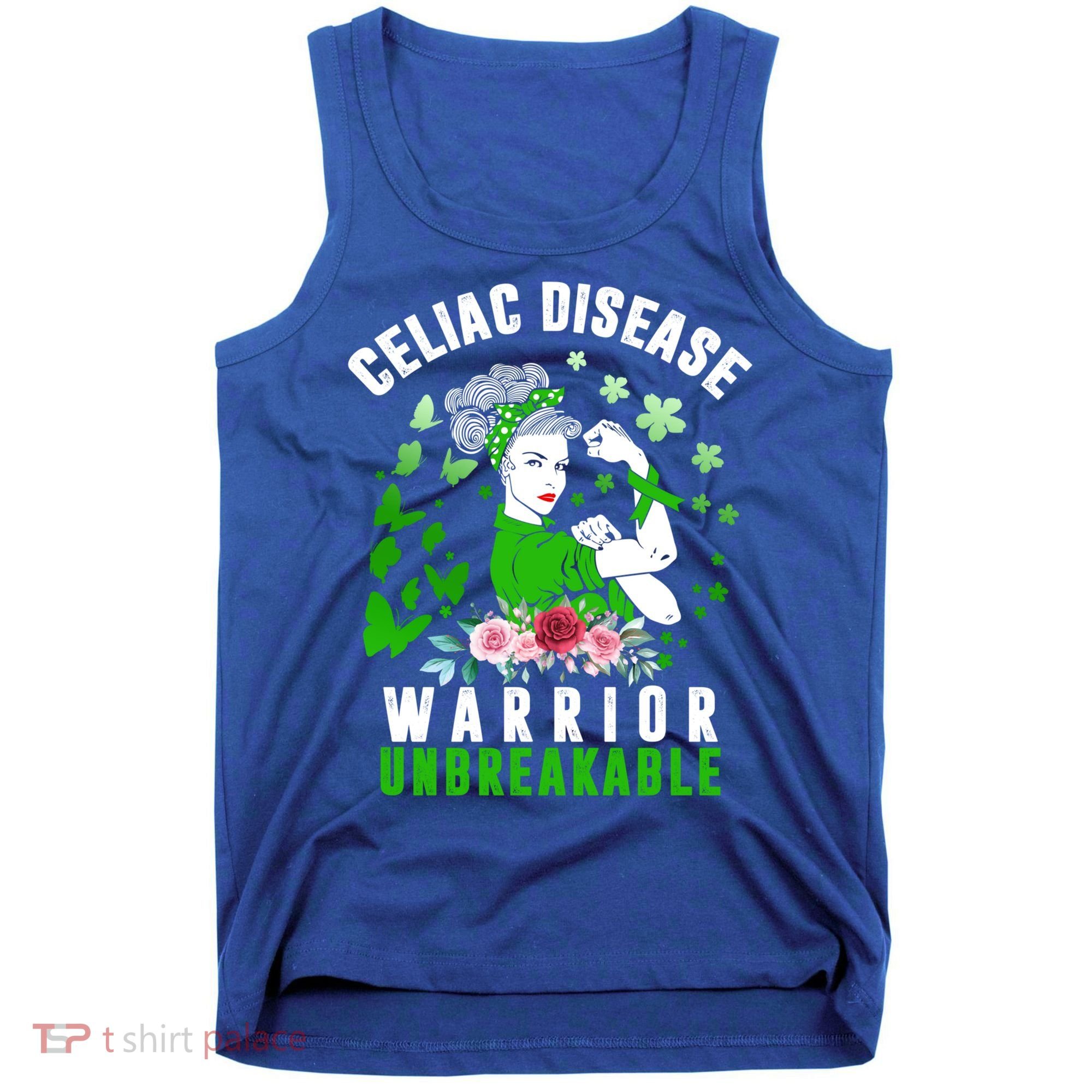Celiac Disease Warrior Unbreakable Awareness Strong Cute Gift Tank Top