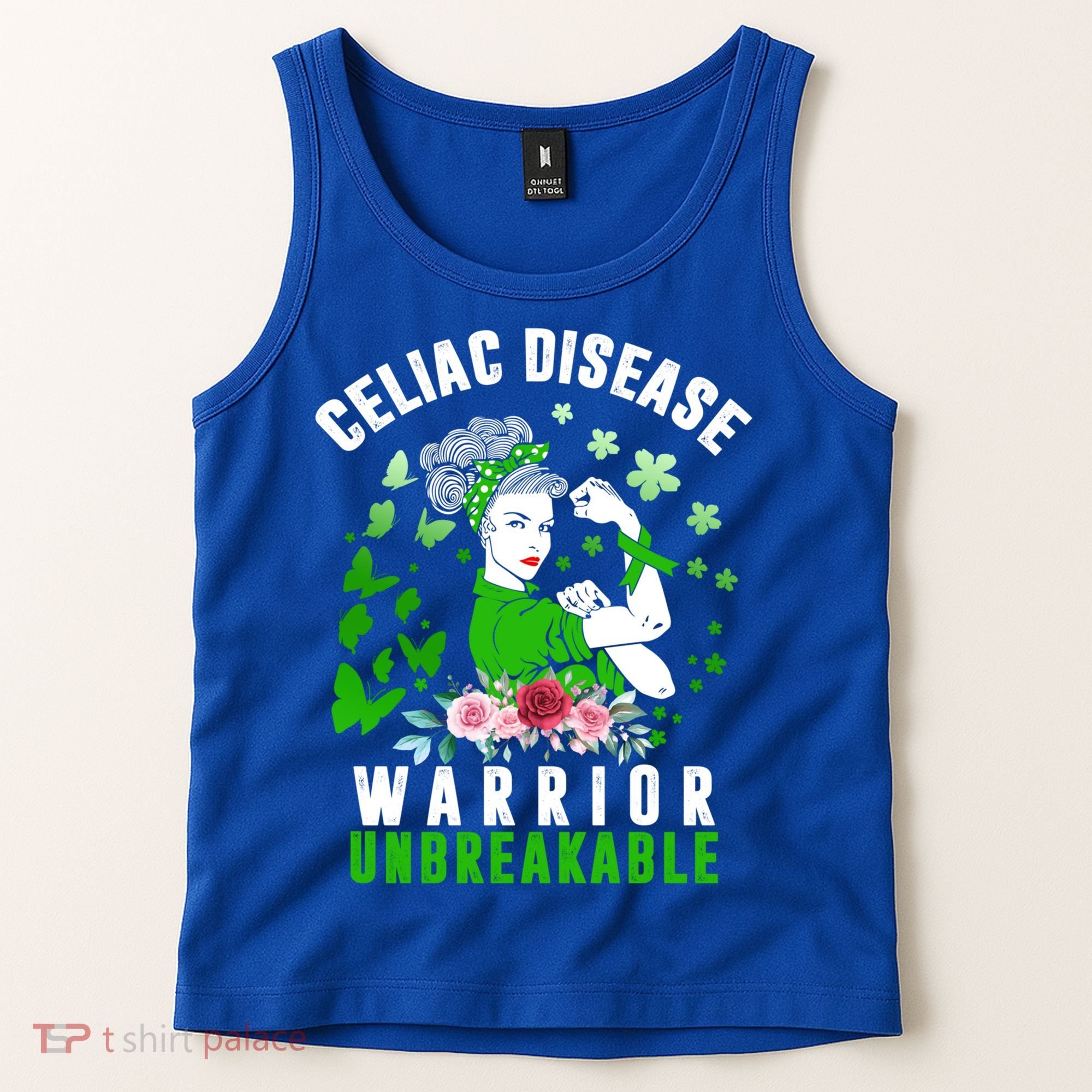 Celiac Disease Warrior Unbreakable Awareness Strong Cute Gift Tank Top