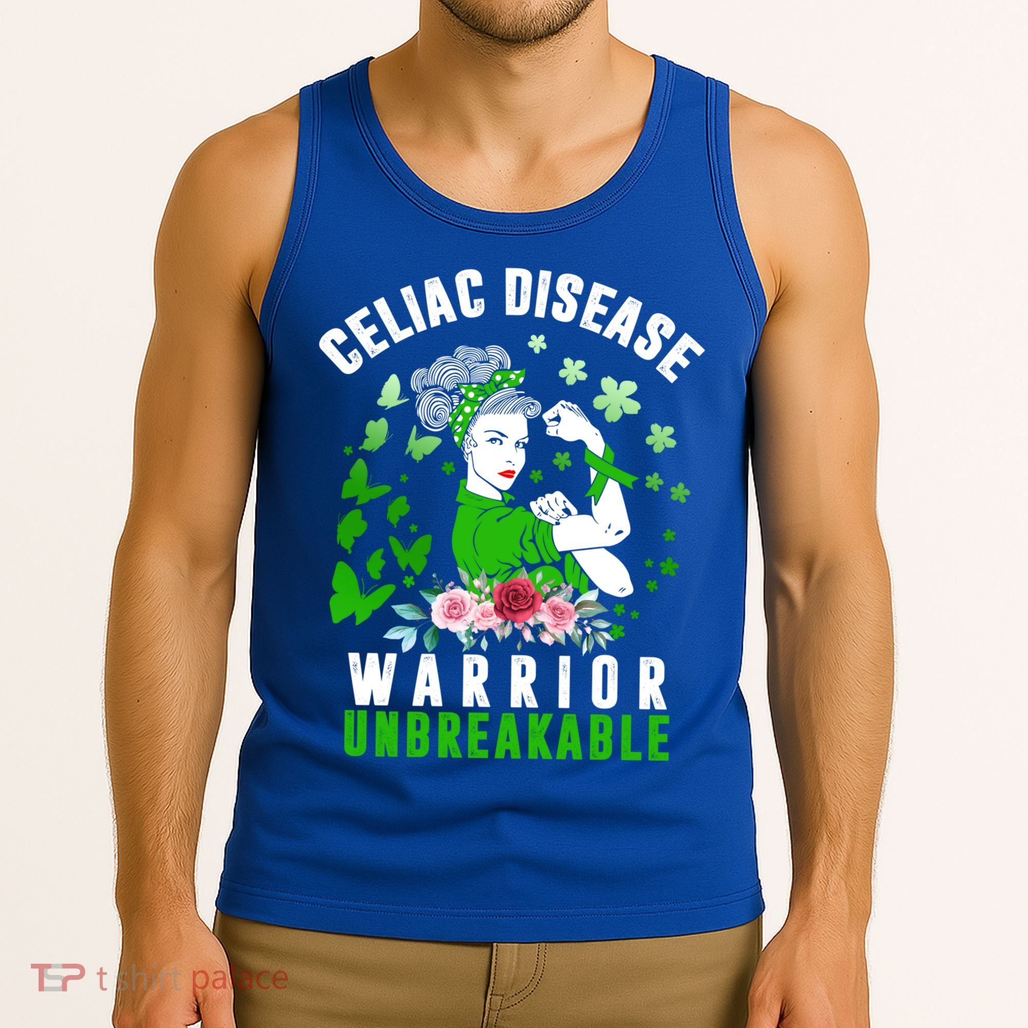 Celiac Disease Warrior Unbreakable Awareness Strong Cute Gift Tank Top